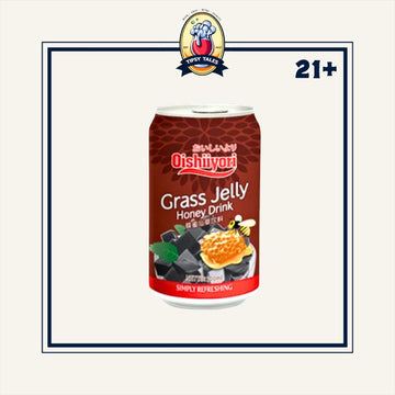 Oishiiyori Grass Jelly Honey Drink 300ml 1