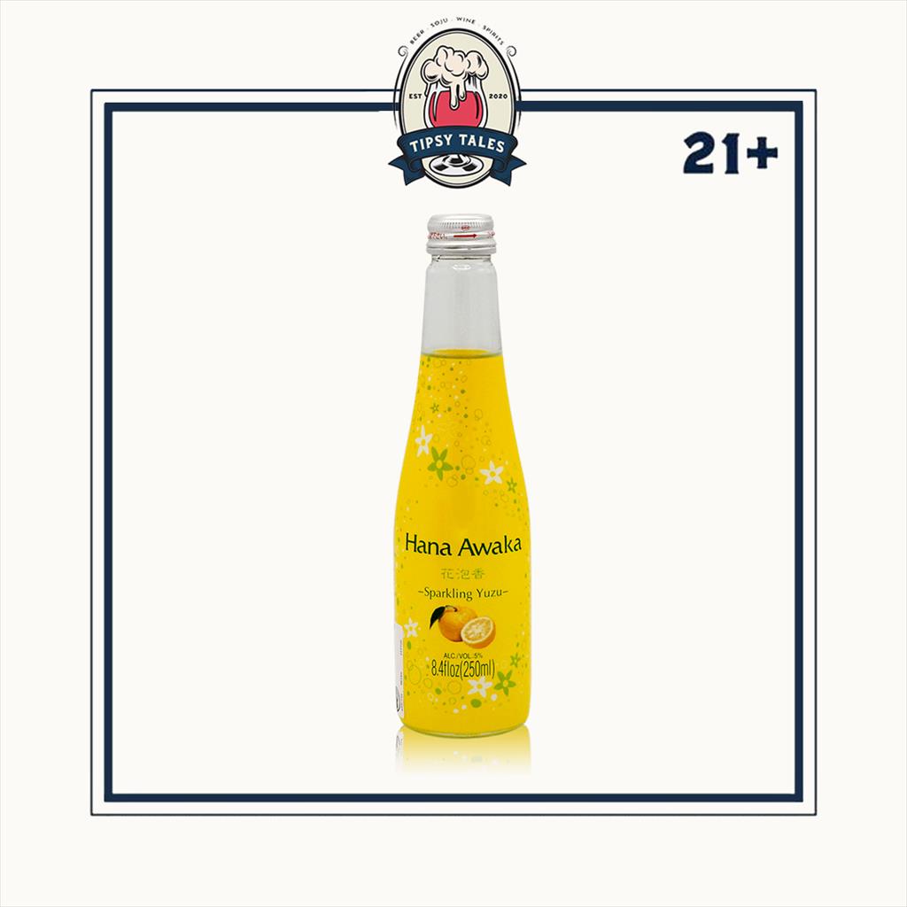 Ozeki Hana Awaka Sparkling Yuzu 250ml 1