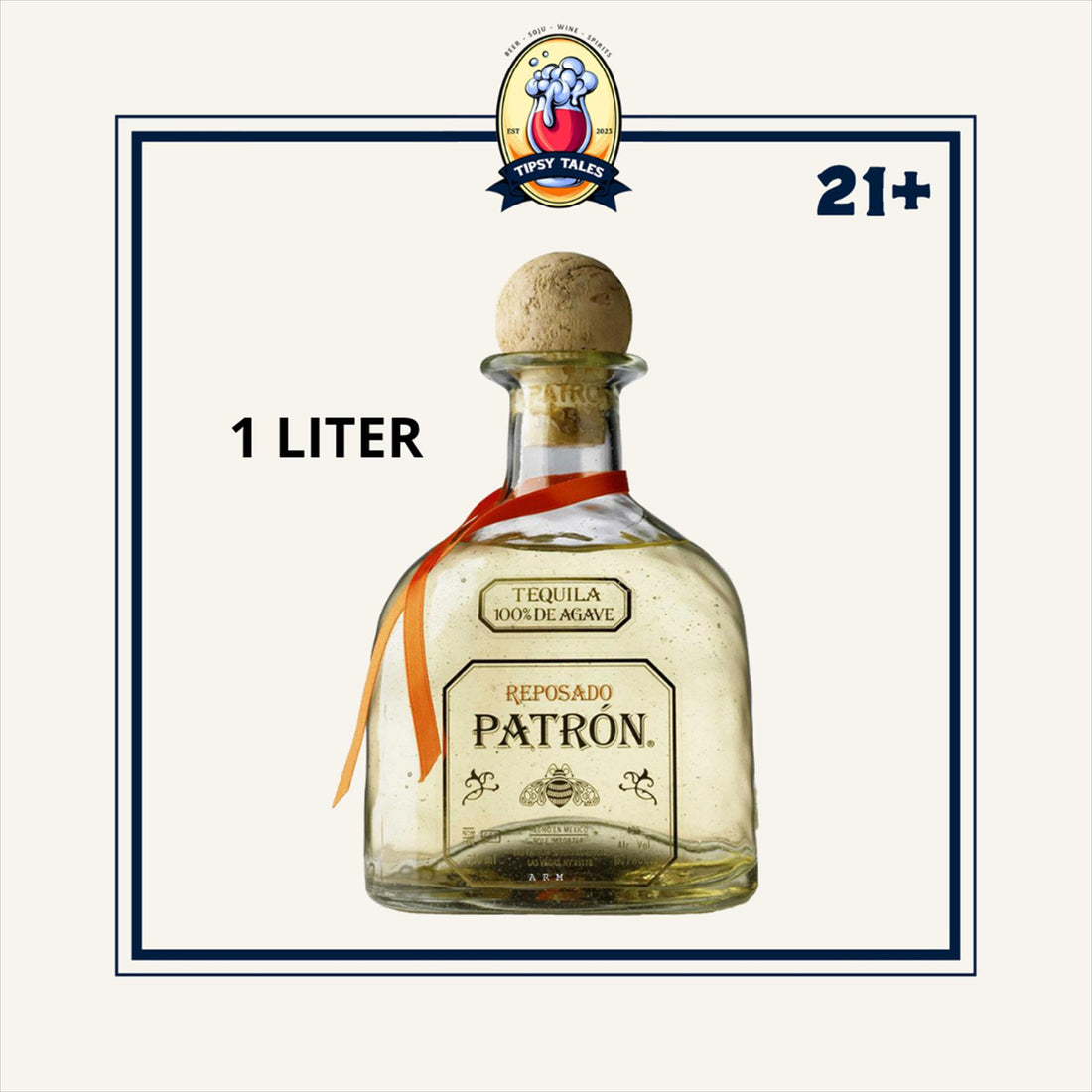 Patron Reposado Tequila de Agave 1000ml 1