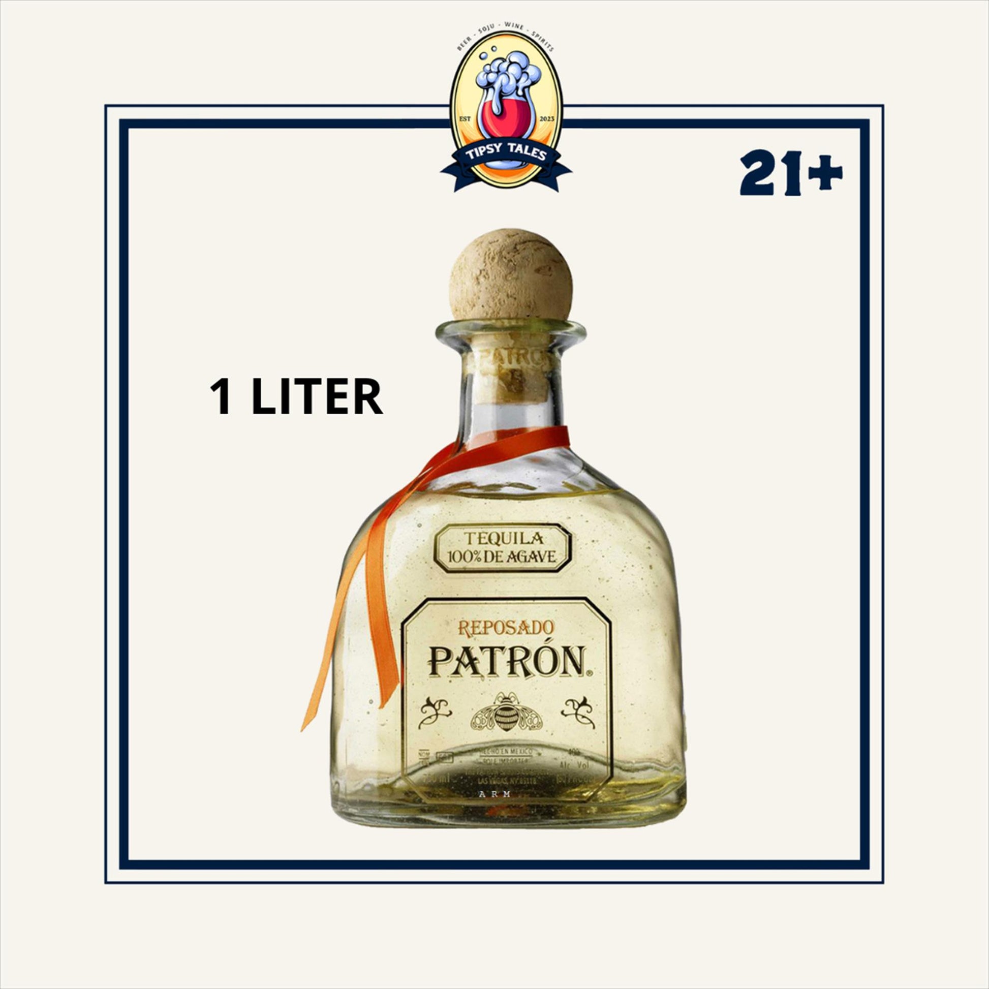 Patron Reposado Tequila de Agave 1000ml 1