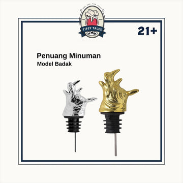 Penuang Minuman Badak Stainless Caracter Animal 1
