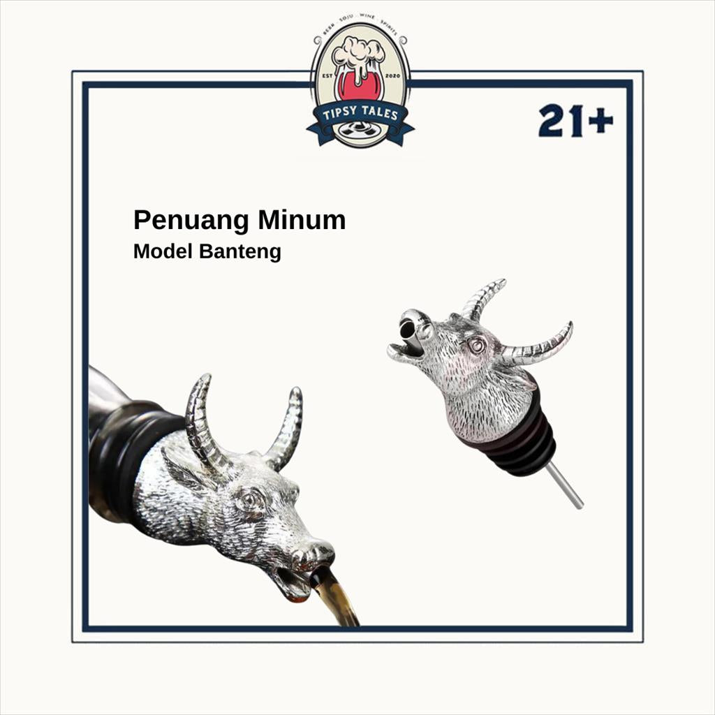 Penuang Minuman Banteng Stainless Caracter Animal 1