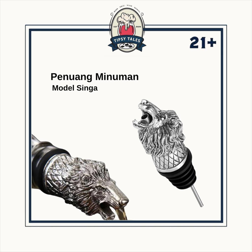 Penuang Minuman Harimau Stainless Caracter Animal 1