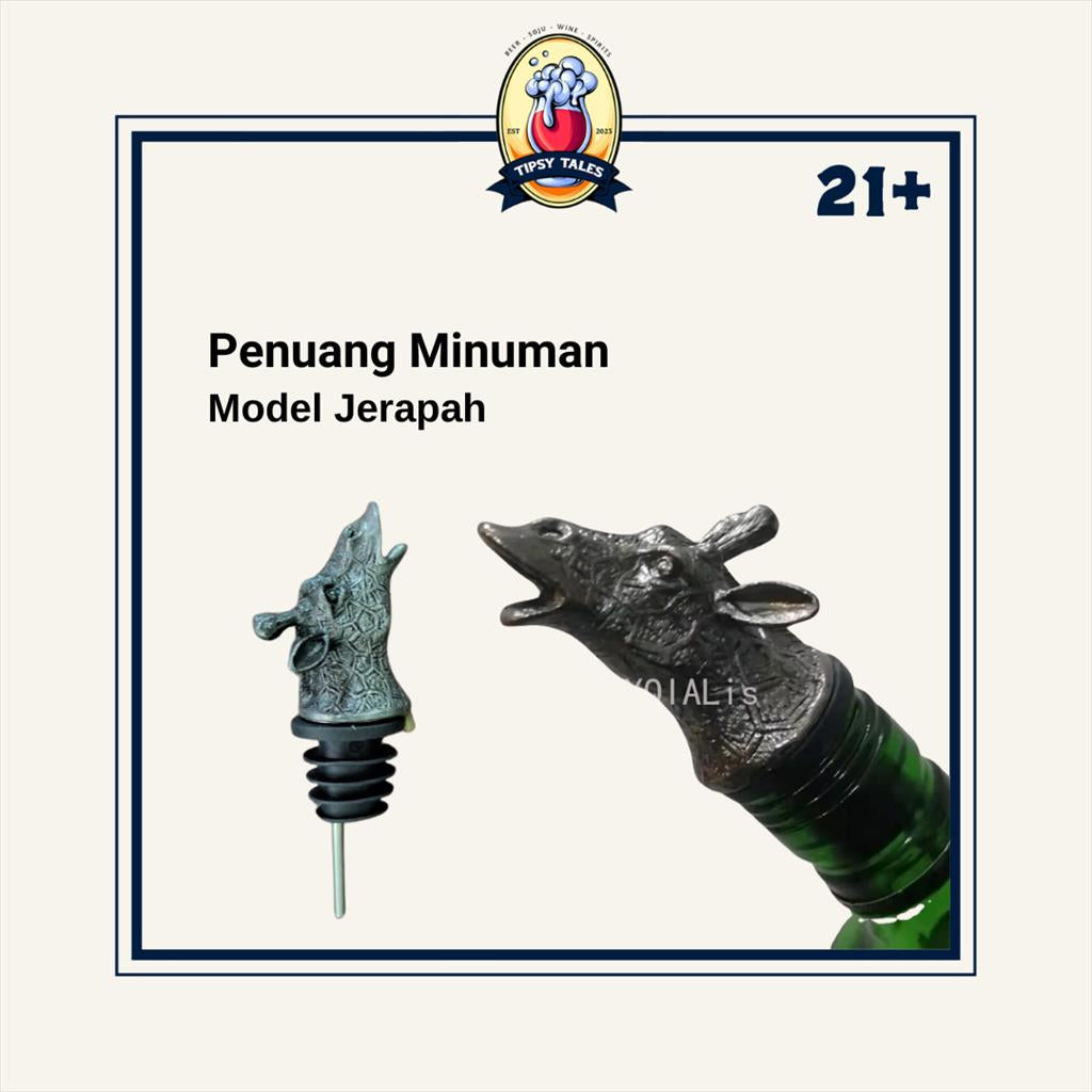 Penuang Minuman Jerapah Stainless Caracter Animal 1