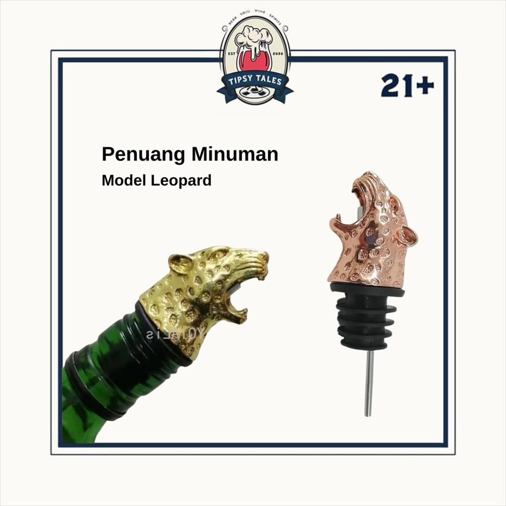 Penuang Minuman Leopard Stainless Caracter Animal 1