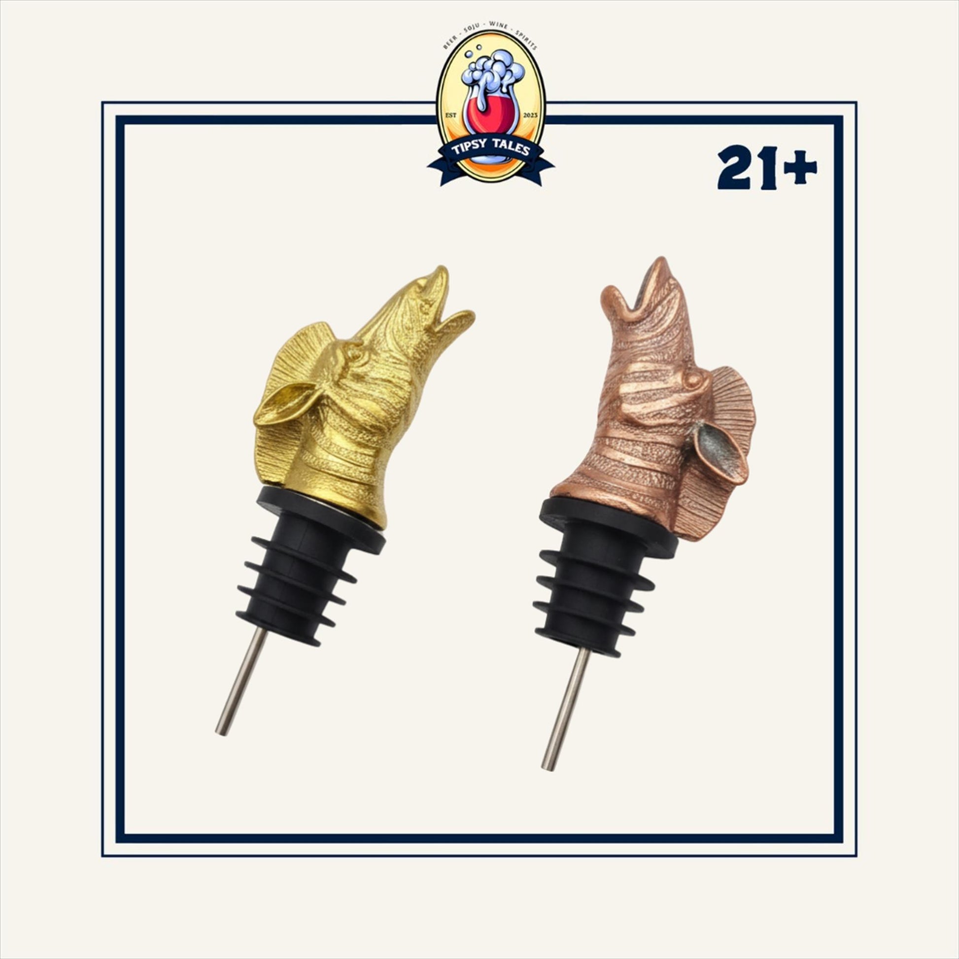 Penuang Minuman ZebraStainless Caracter Animal 1
