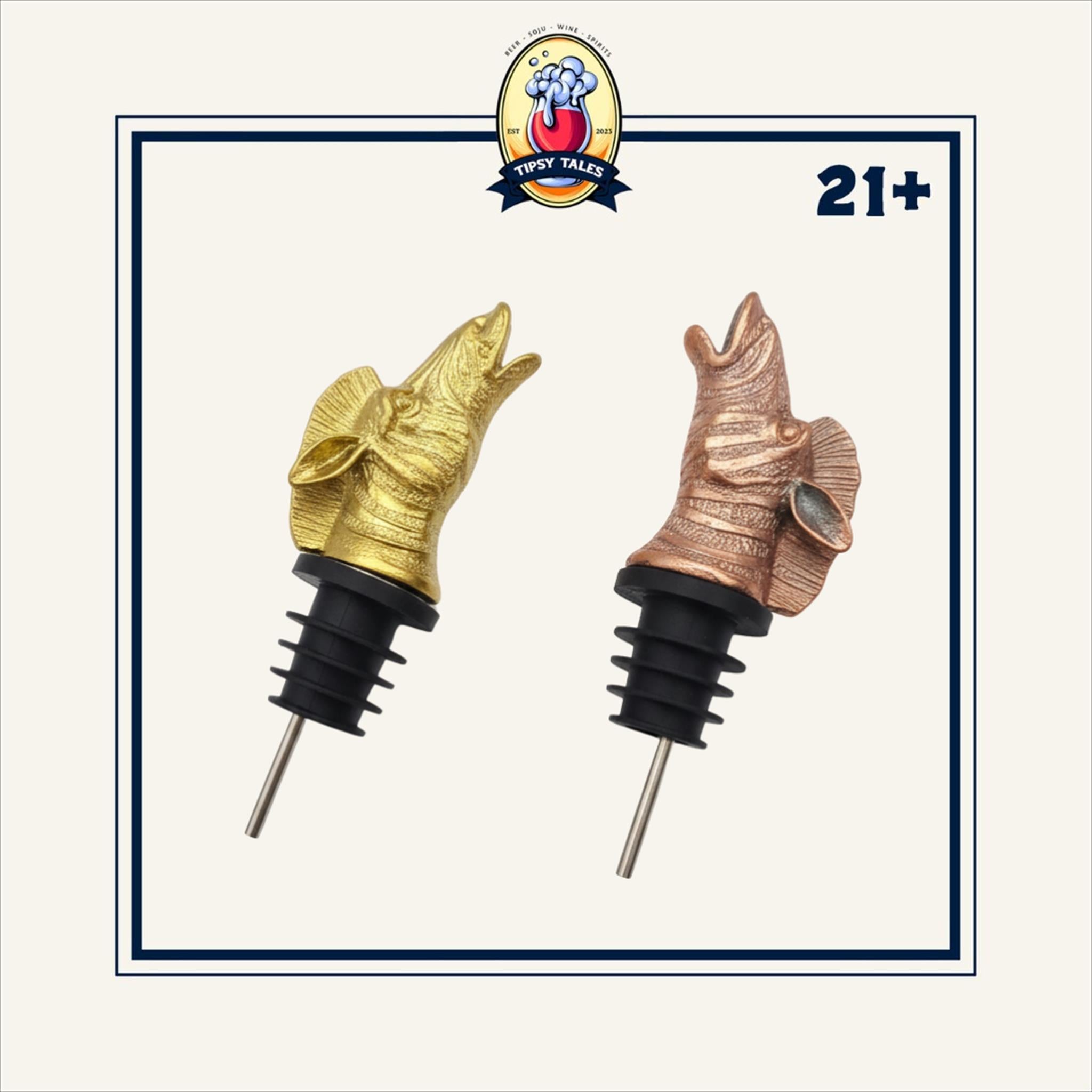 Penuang Minuman ZebraStainless Caracter Animal 1