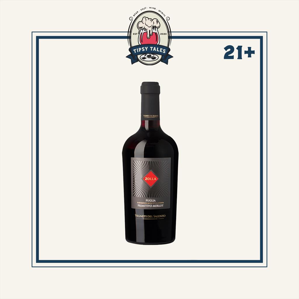 Red Wine Zolla Primitivo Merlot 750ml 1