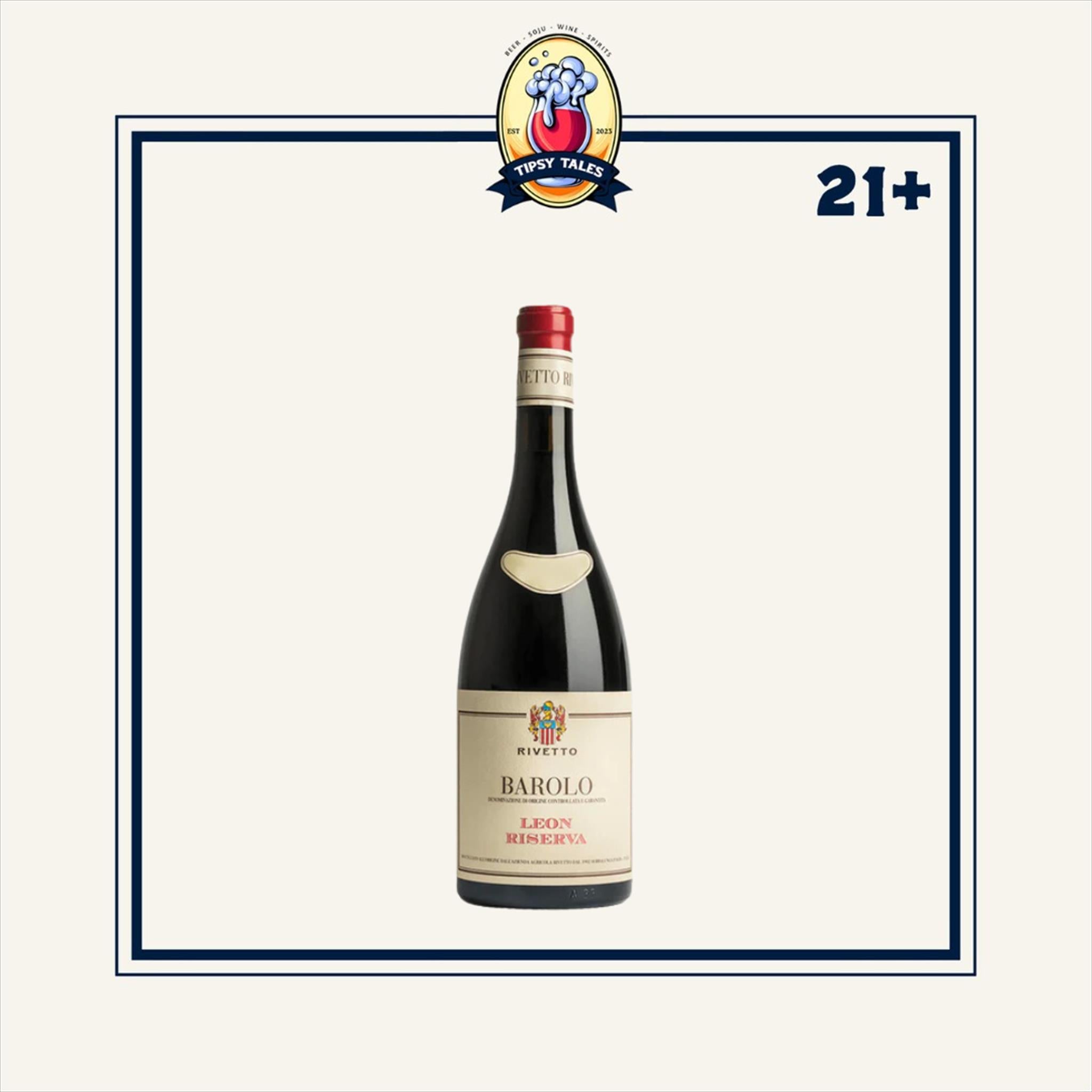 Rivetto Leon Barolo Riserva Cru 2018 Red Wine 750ml 1