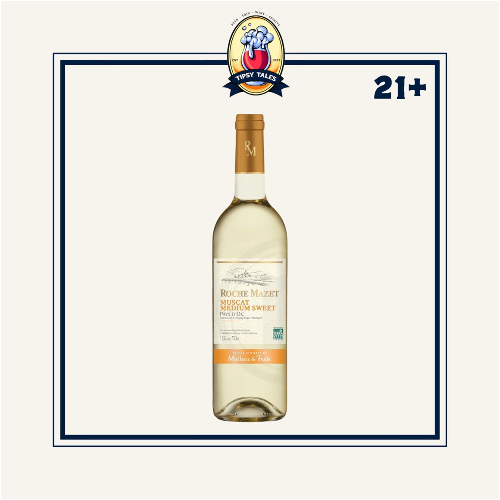 Roche Mazet Muscat Medium Sweet 750ml 1