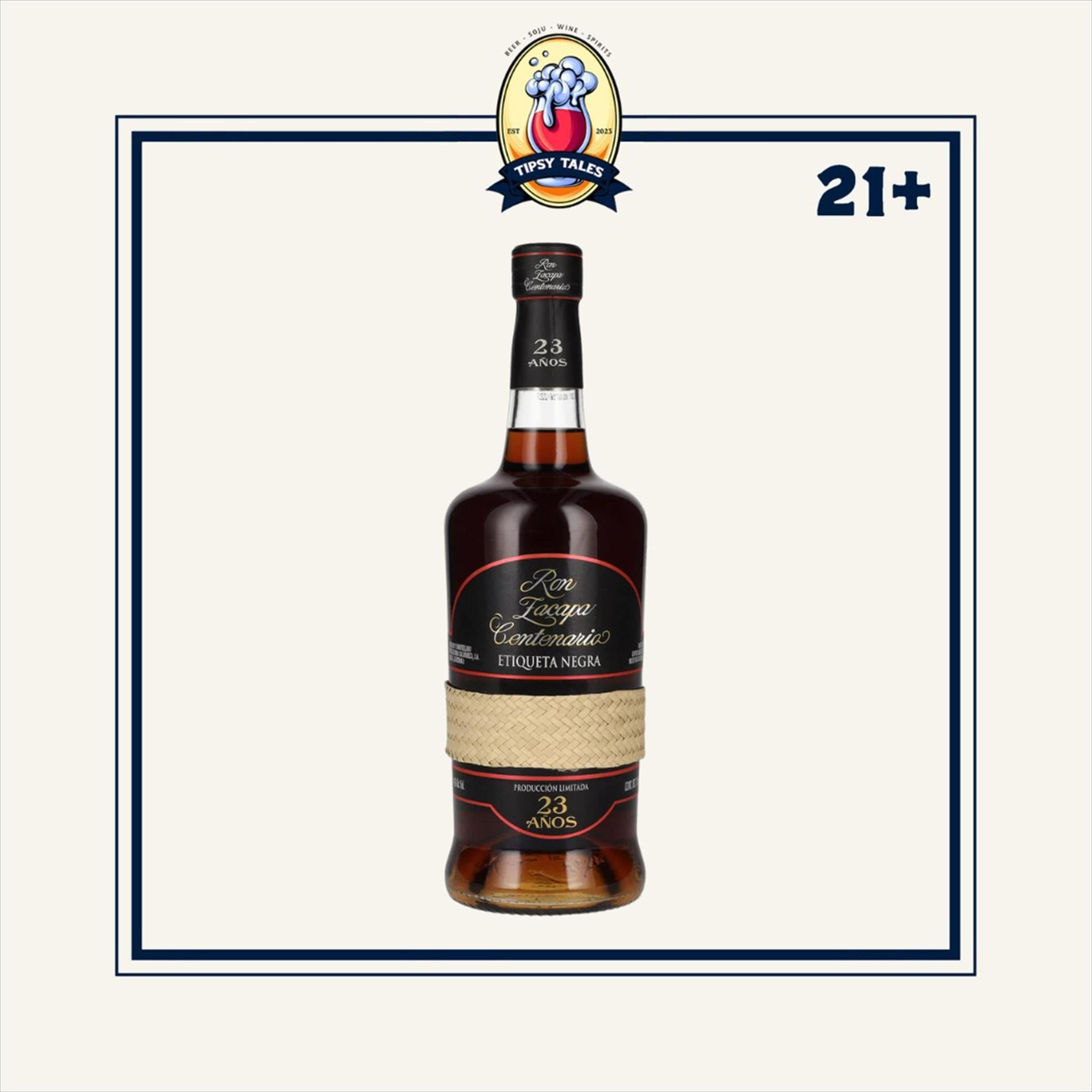 Ron Zacapa Rum Etiqueta Negra 23 Years Old 750ml 1