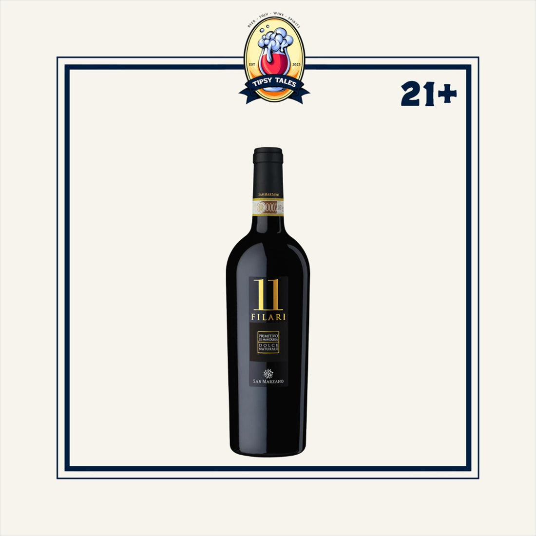 San Marzano 11 Filari Primitivo Di Manduria Wine 750ml 1