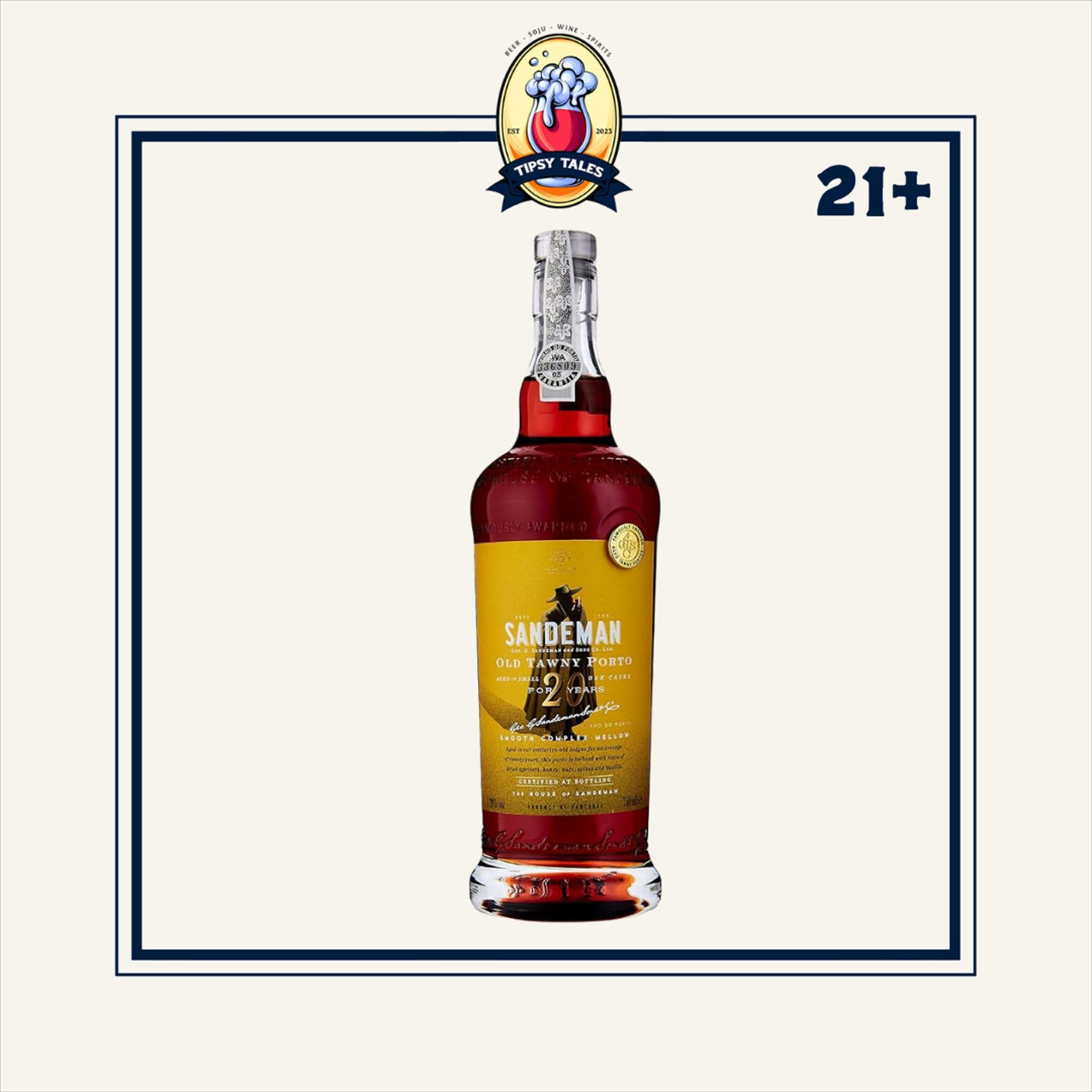 Sandeman 20 Years Old Tawny Porto 750ml 1