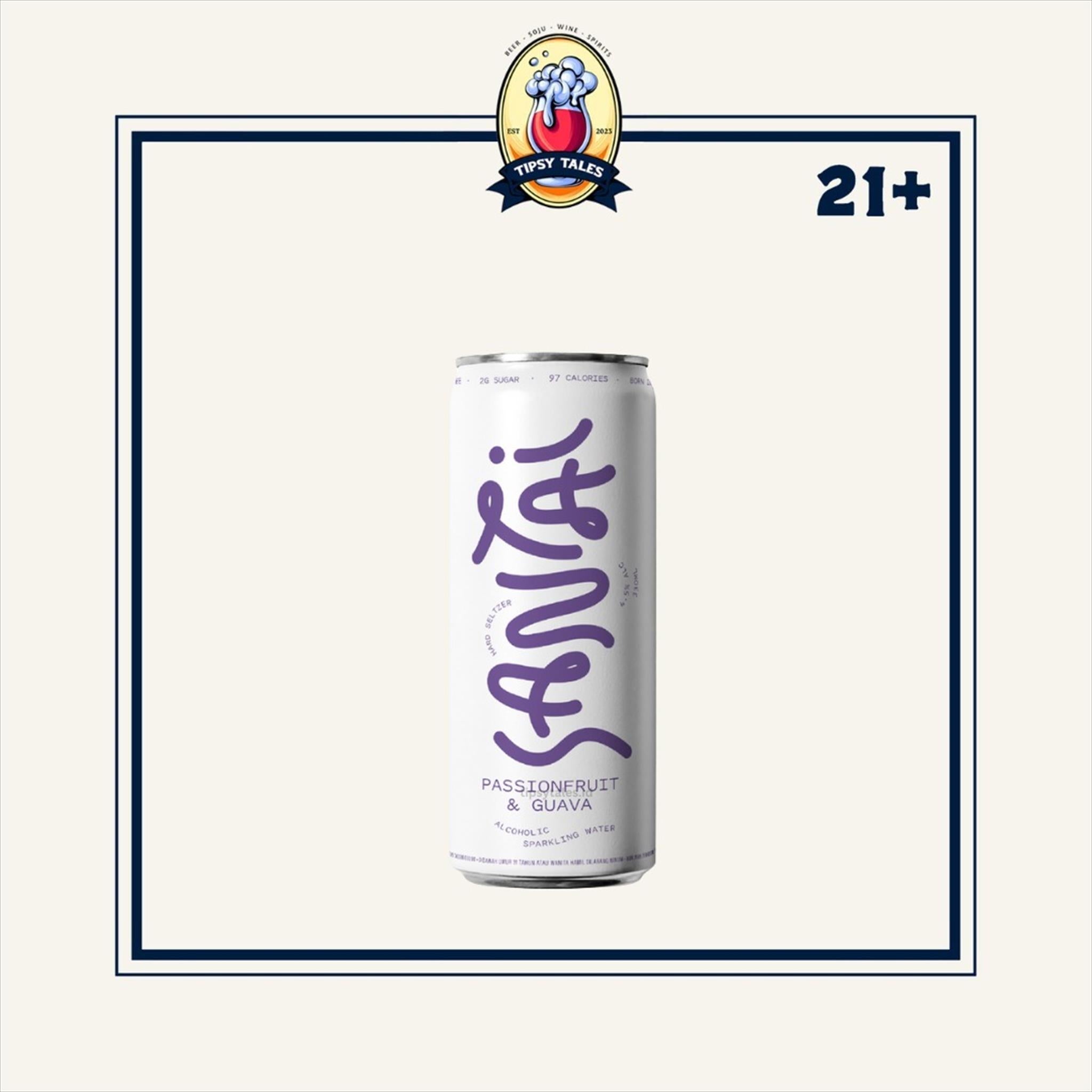 Santai Passion Fruit Guava Can 330ml (Kaleng) 1