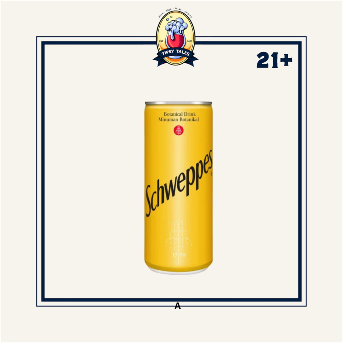 Schweppes Botanical Can 250ml (Kaleng Mixer) 1