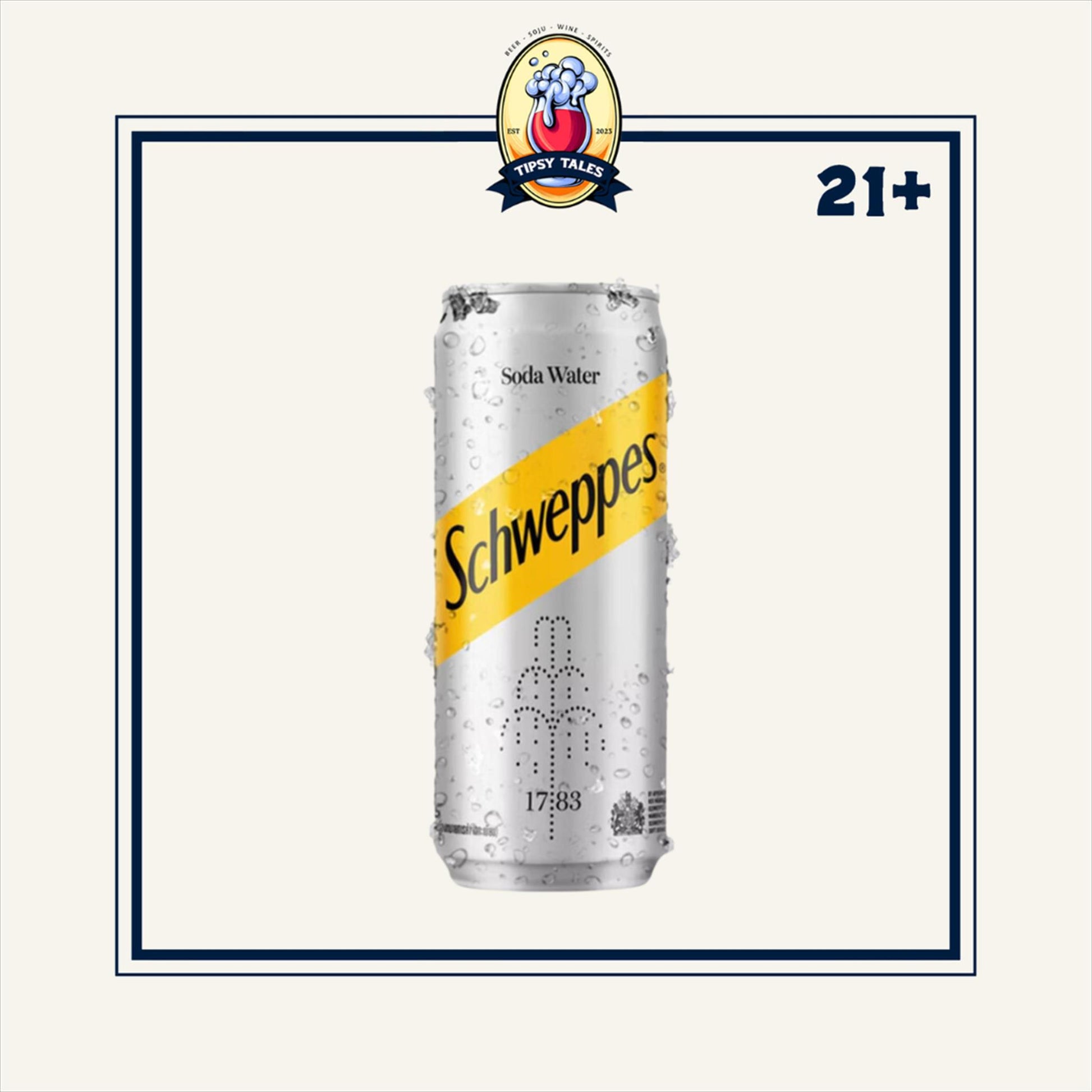 Schweppes Soda Water 250ml 1