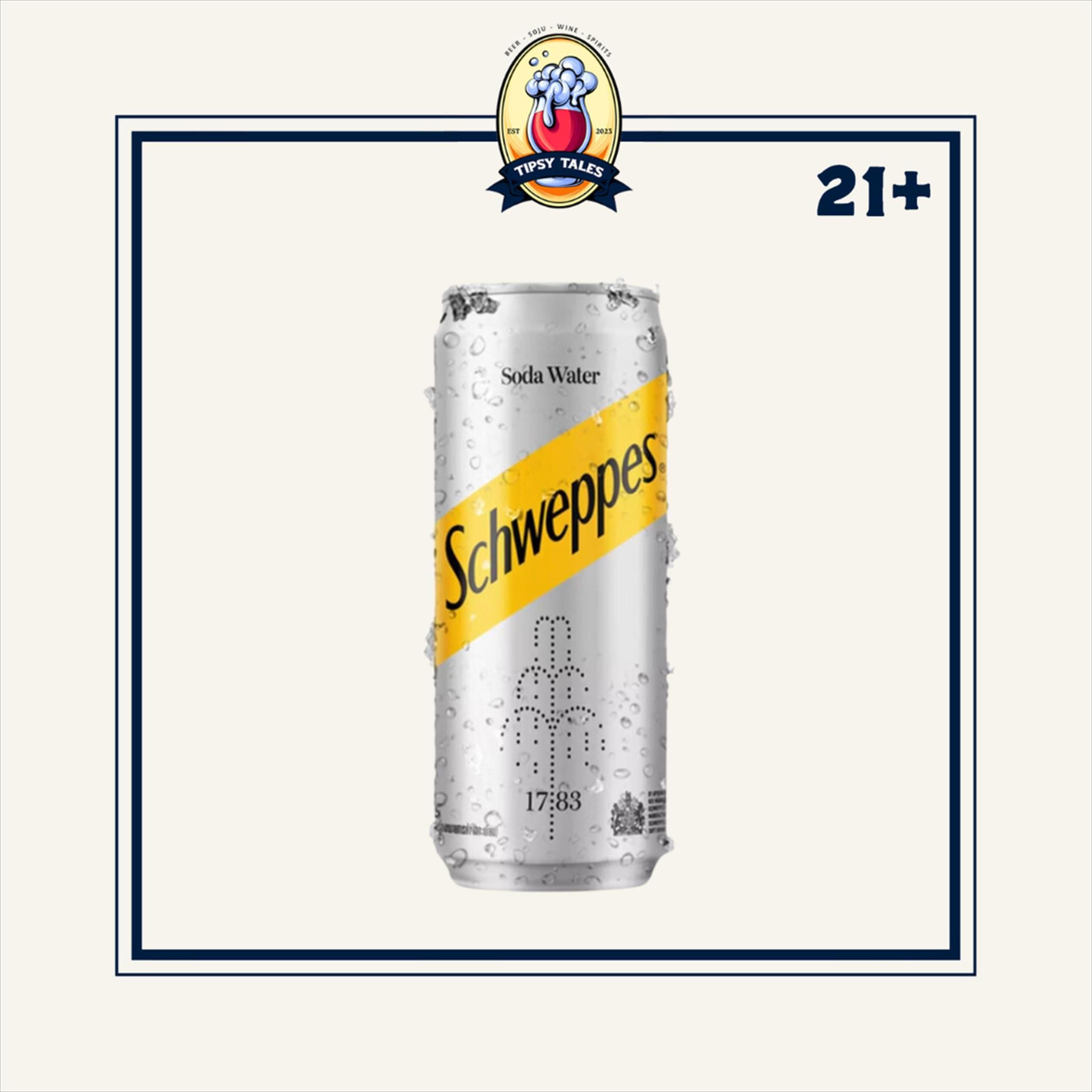 Schweppes Soda Water 250ml 1