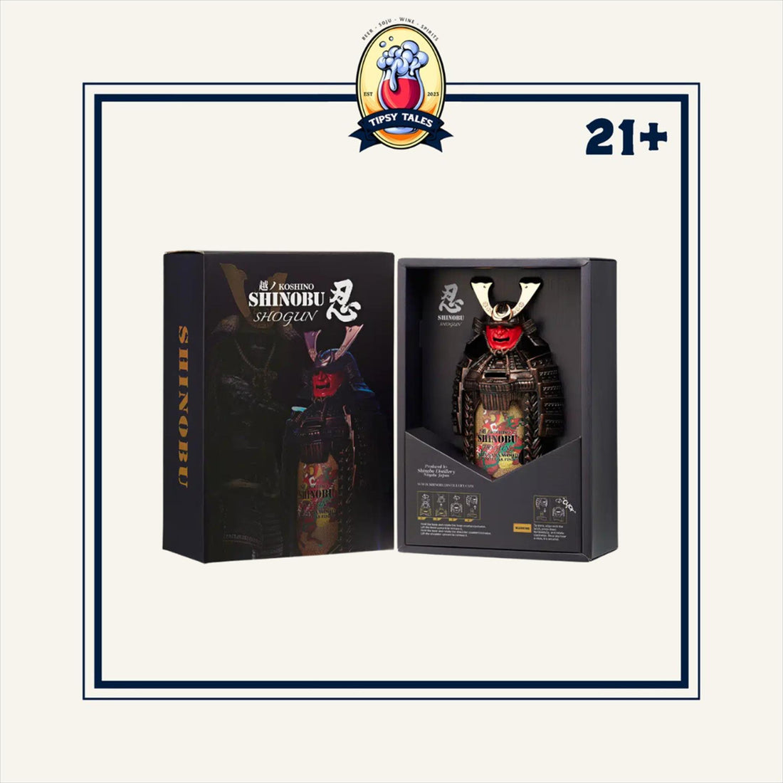 Shinobu Shogun With Samurai Armour Blended Whisky 700ml 1