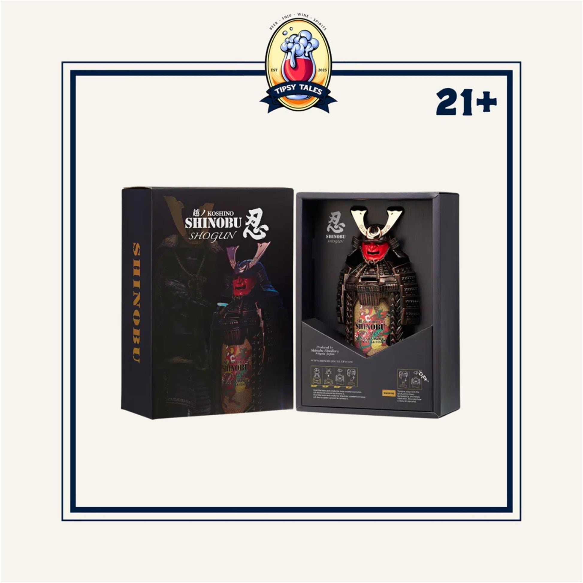 Shinobu Shogun With Samurai Armour Blended Whisky 700ml 1