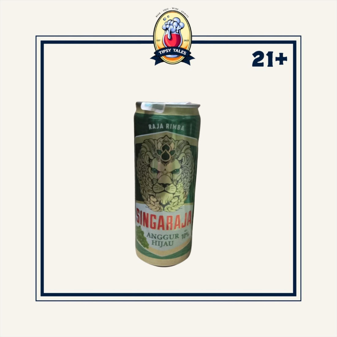 Singaraja Anggur Hijau Can 320ml 1