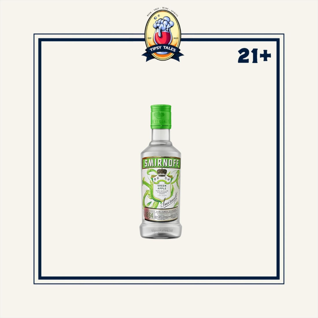 Smirnoff Vodka Green Apple 200ml 1