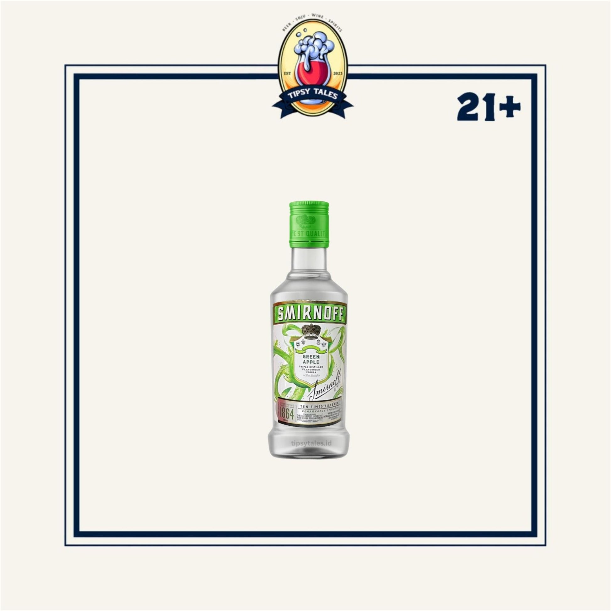 Smirnoff Vodka Green Apple 200ml 1