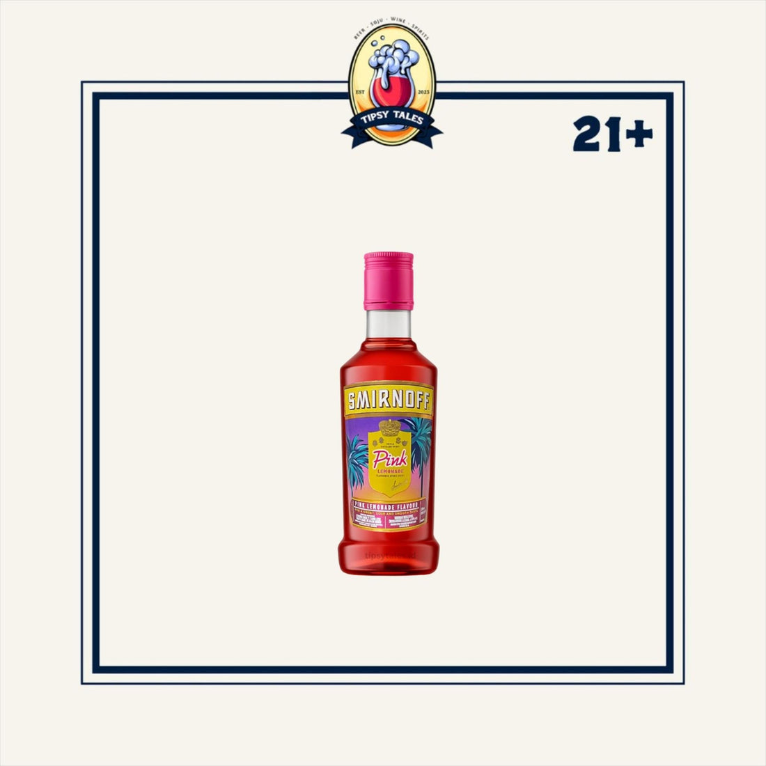 Smirnoff Vodka Pink Lemonade 200ml 1