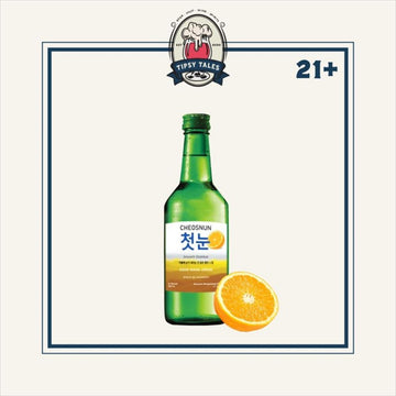 Soju cheosnun Jeruk / Orange 360ml 1
