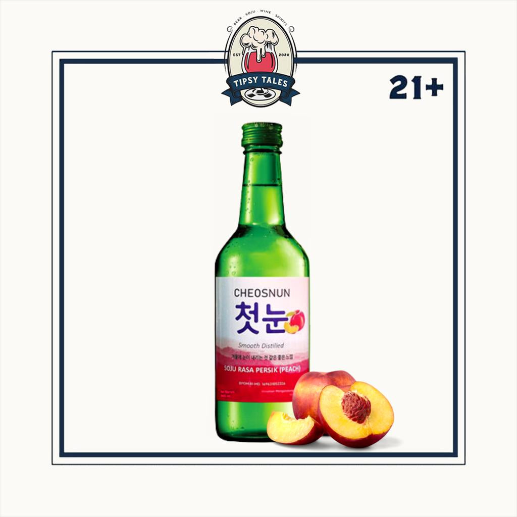 Soju Cheosnun Persik (Peach) 360ml 1