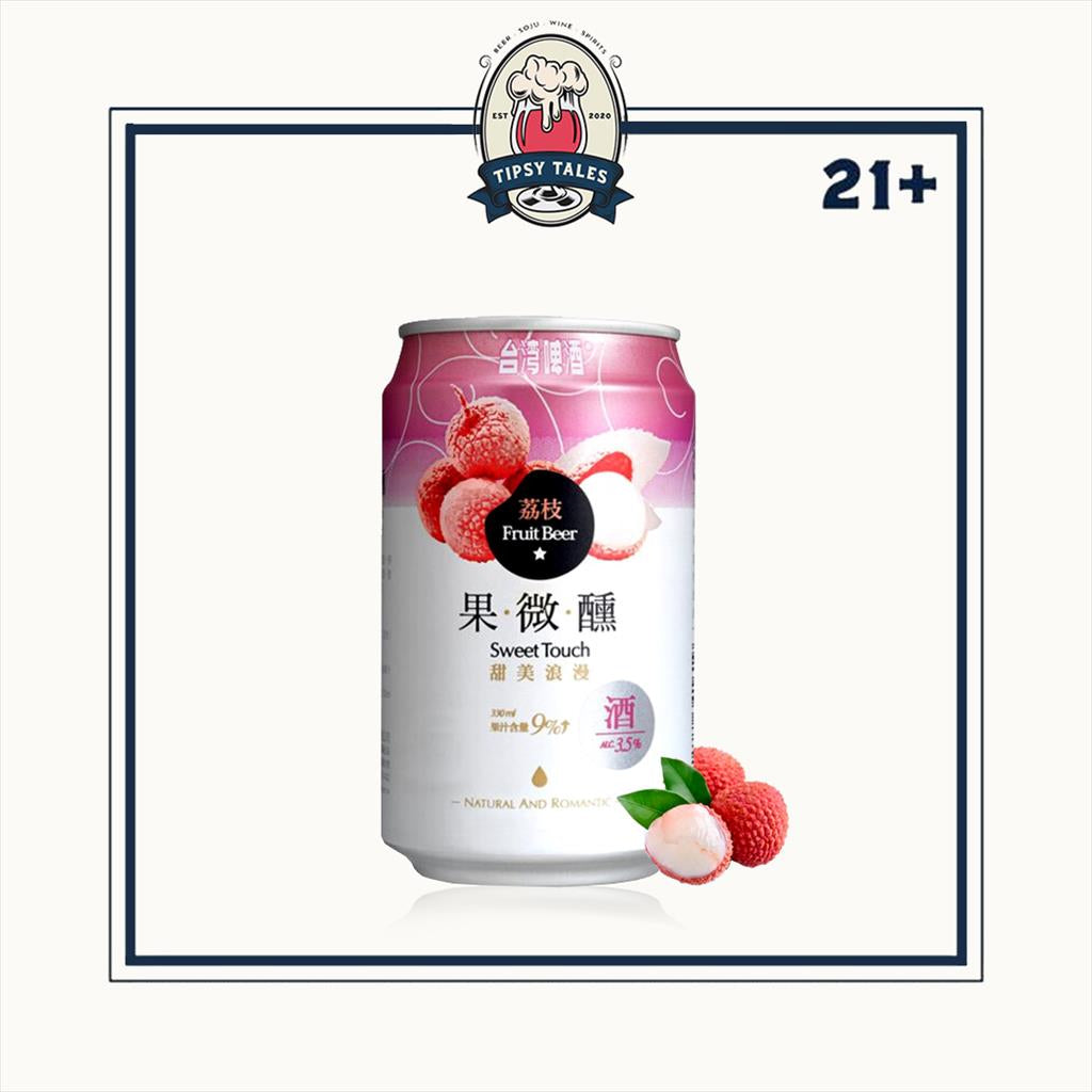Sweet Touch Lychee Flavour Beer 330ml 1