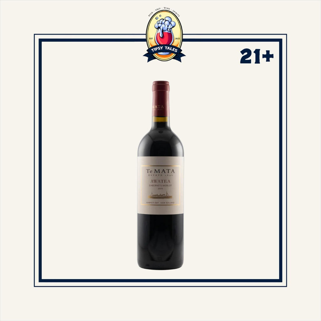 Te Mata Estate Awatea abernets-Merlot 2019 750ml 1