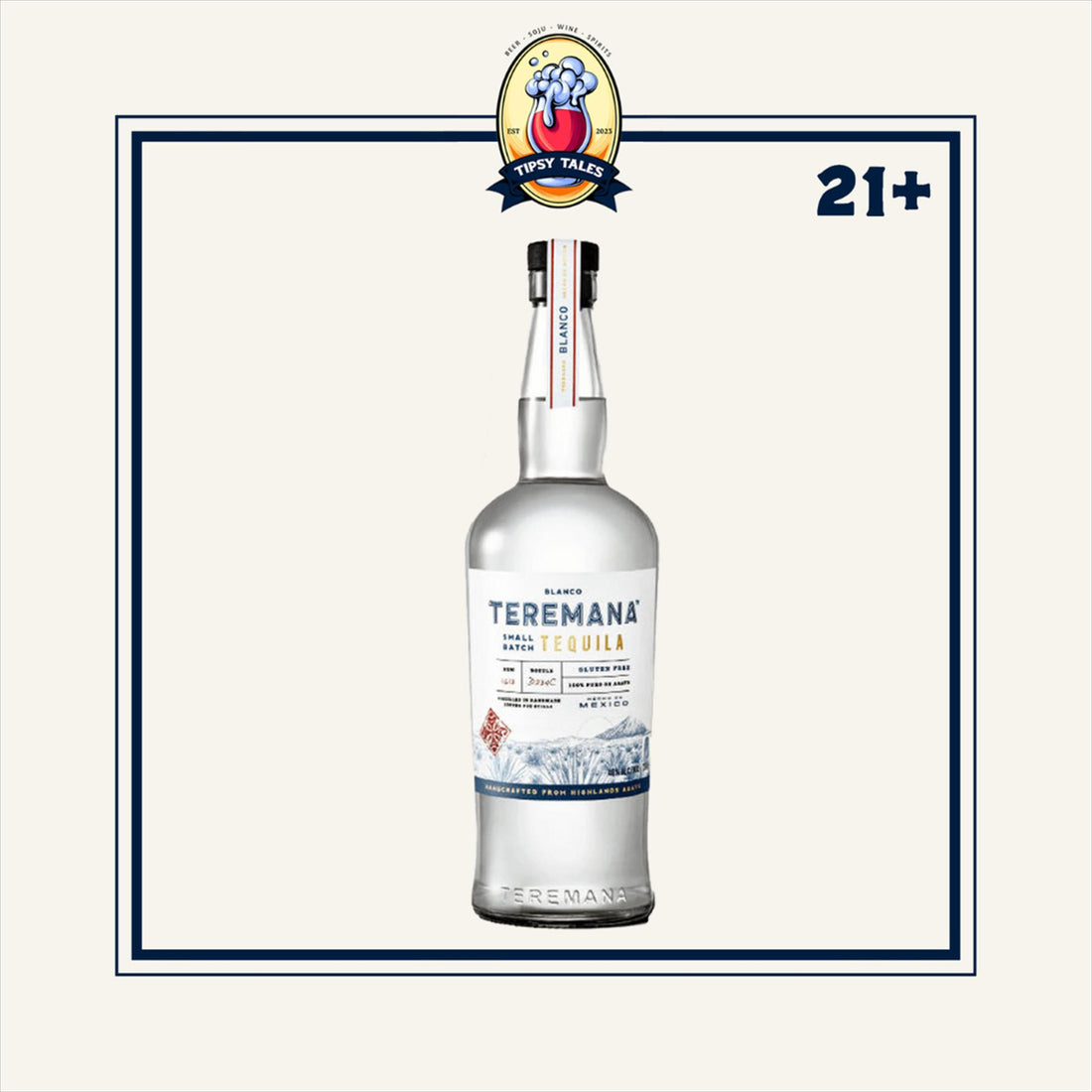 Teremana Blanco Tequila 750ml 1