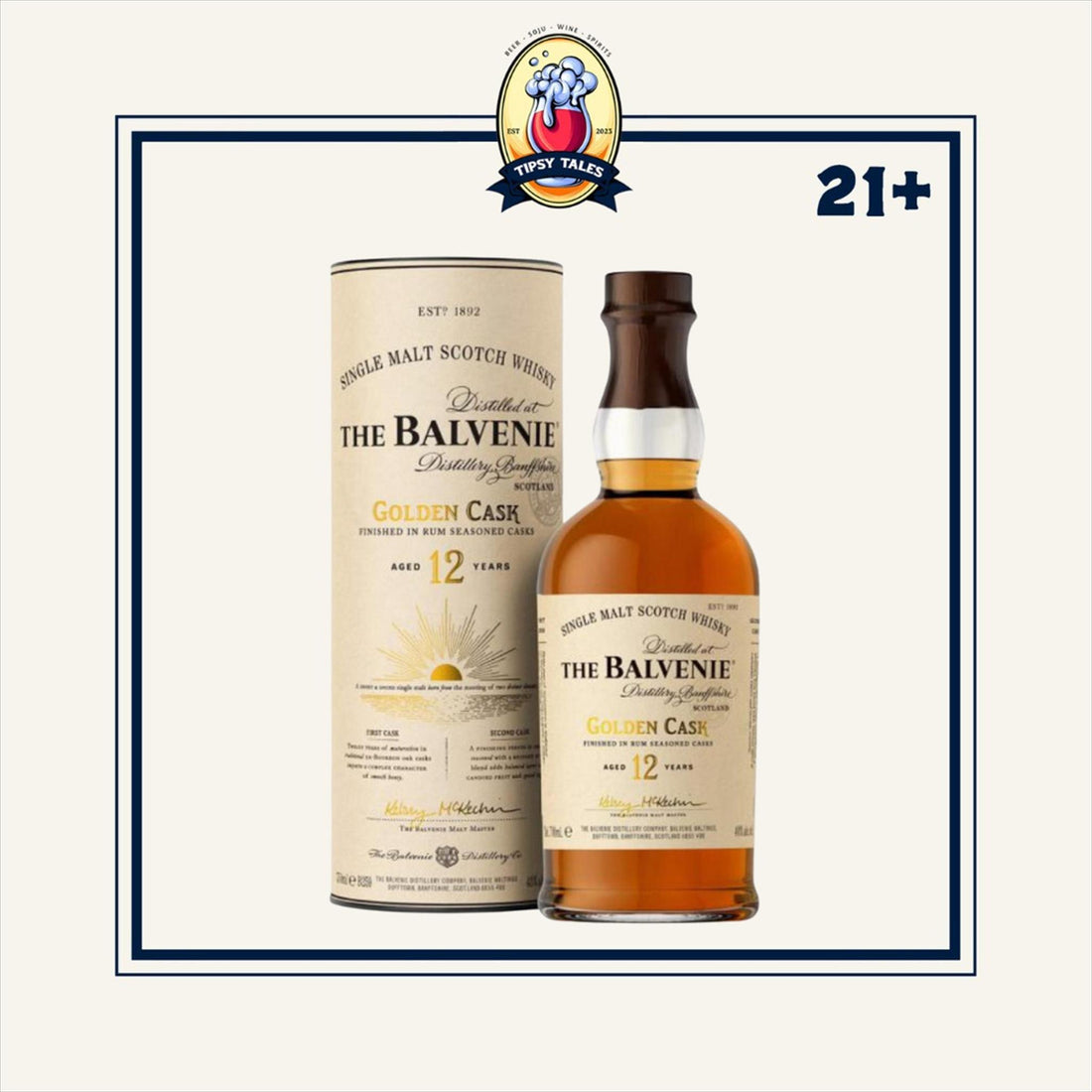 The Balvenie Old Golden Cask  12 years of the Cask Finishes 700ml 1