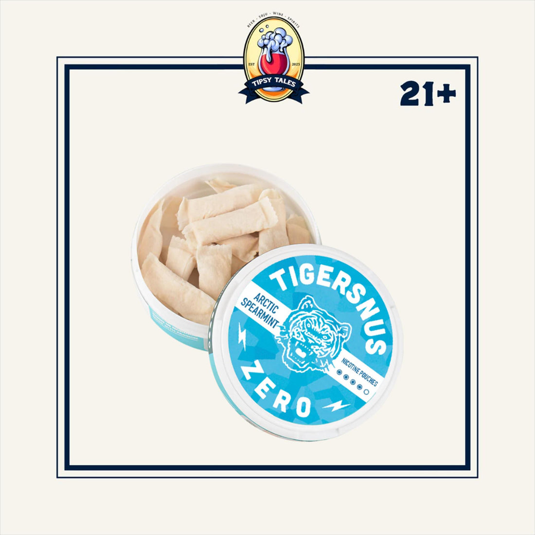 Tigersnus Zero Actic Spearmint 1