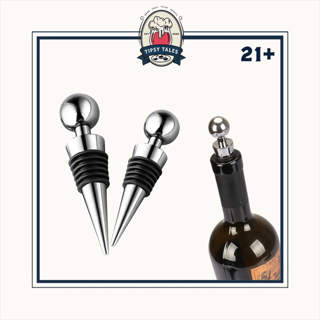 Tutup Botol Wine Whiskey Cap Bottle Stopper Metal Ball 1