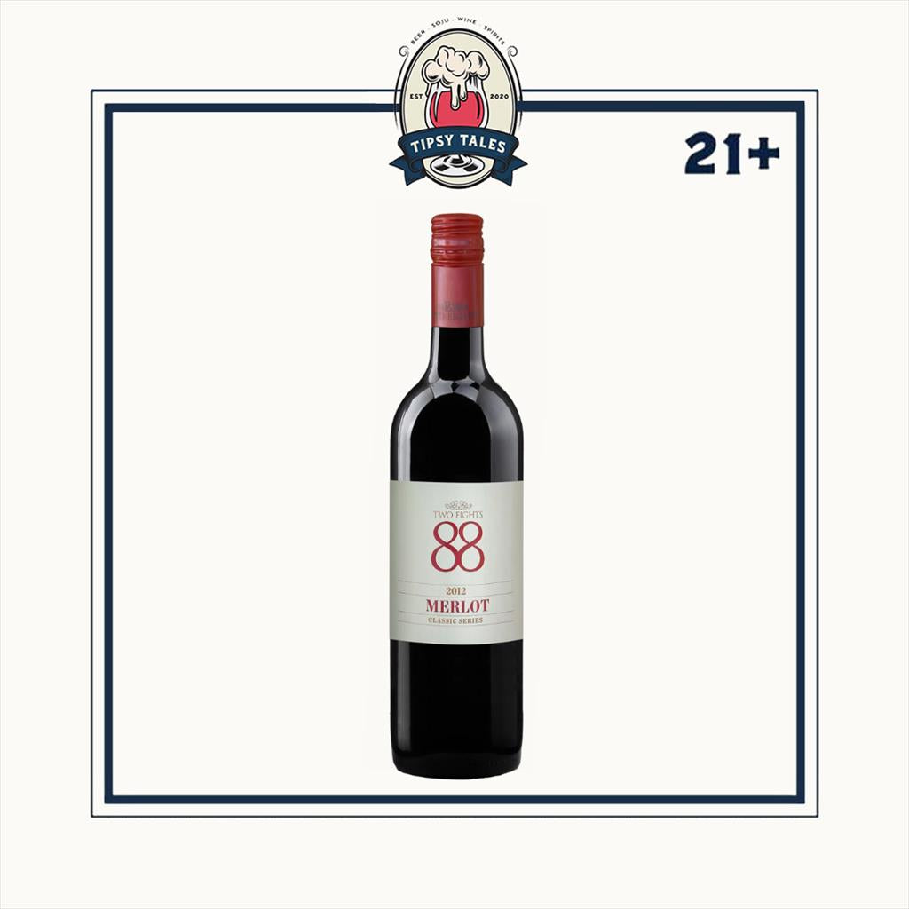 Two Eights Classic Merlot 750ml 1