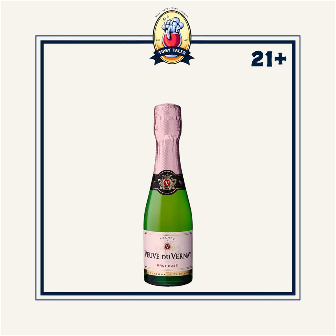 Veuve Du Vernay Brut Rose  200mL 1