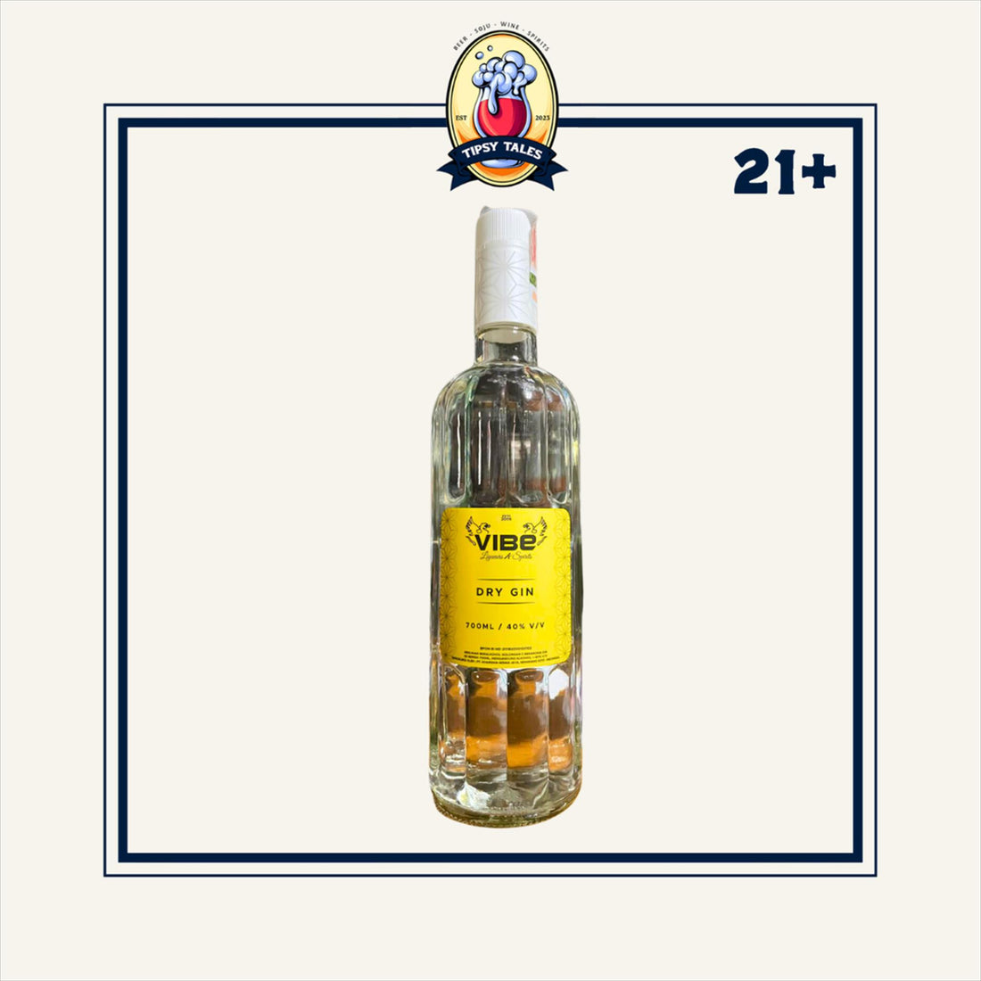 Vibe Dry Gin 700ml 1