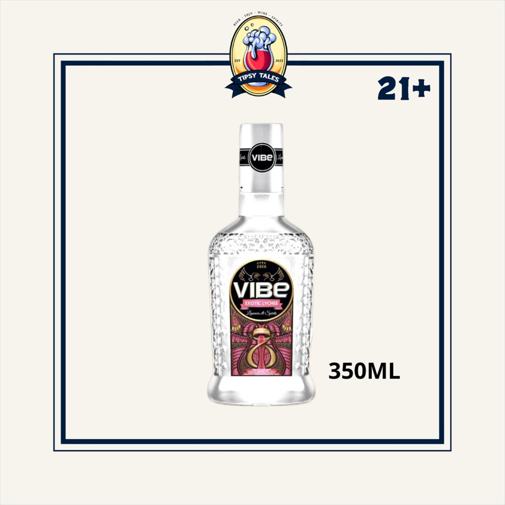 Vibe Premium Exotic Lychee 350ml 1