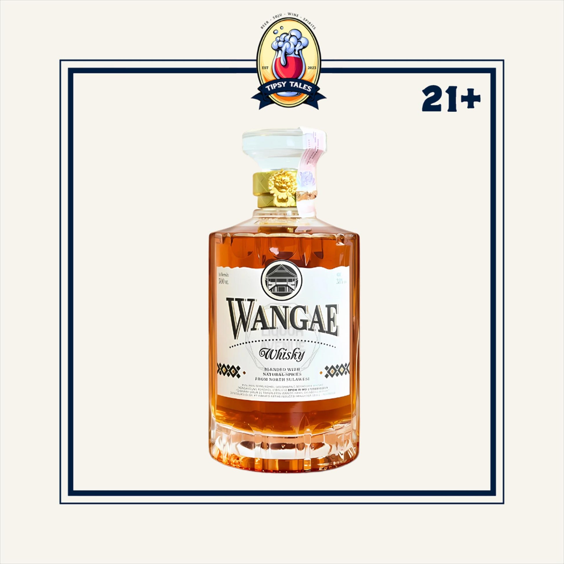 Wangae Whisky from North North Sulawesi 500ml 1